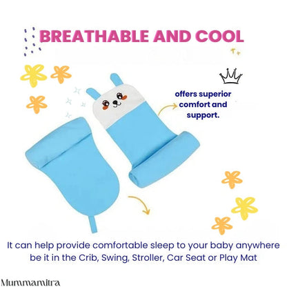 Baby Head Shape Protection | Adjustable Fit | Cotton-Soft Sleep Pillow