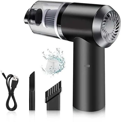 9000Pa Turbo Suction Cleaner | Cordless & Compact Design | Dual Function for Car, Home, office & More