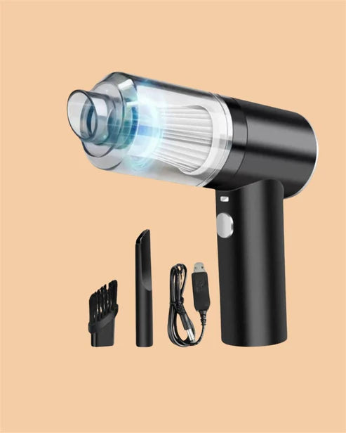 9000Pa Turbo Suction Cleaner | Cordless & Compact Design | Dual Function for Car, Home, office & More