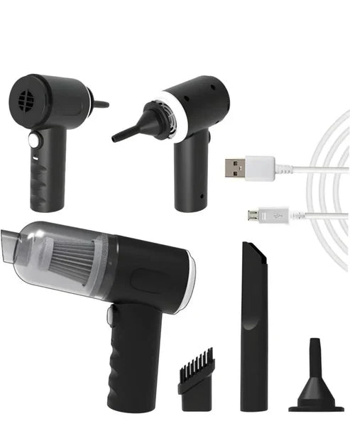 9000Pa Turbo Suction Cleaner | Cordless & Compact Design | Dual Function for Car, Home, office & More