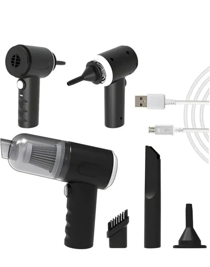 9000Pa Turbo Suction Cleaner | Cordless & Compact Design | Dual Function for Car, Home, office & More